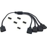 Alfais 4376 RGB Şerit 4 Pin Led Çoklayıcı Splitter