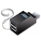 Alfais 4421 USB Hub 3 Port 2.0 3.0 Çoklayıcı Switch