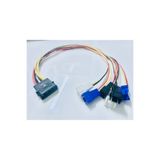 Alfais 4464 Ide Molex Pc Diy 4 Pin Molex To 6 Port Fan 2 Pin Çoklayıcı Kablo