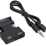 Alfais 4499 Ses Destekli HDMI To VGA Dönüştürücü Adaptör