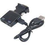 Alfais 4501 VGA To HDMI Çevirici Dönüştürücü - Çok Renkli