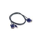 Alfais 4535 USB KVM Switch VGA Yazıcı Kablosu