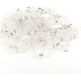 Alfais 4615 Cat6 RJ45 Jack Konnektör Jakı 100 Adet Ethernet Kablo Ucu