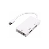 Alfais 4639 Thunderbolt Display Mini Displayport HDMI VGA DVI Port Kablo Çevirici Dönüştürücü Adaptör