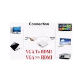 Alfais 4674 Vga To HDMI Çevirici Dönüştürücü Adaptör Kablosu