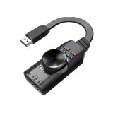 Alfais 4677 Plextone Gs3 Pubg Lol Mikrofon Destekli Usb Harici Ses Kartı 7.1 Dönüştürücü