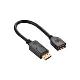 Alfais 4793 Displayport Extension 0.25M Erkek - Dişi Uzatma Kablosu