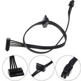 Alfais 4852 Mini 4 Pin 2x Sata Ssd Power Supply Anakart Hdd Güç Kablosu
