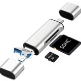 Alfais 4858 Type C USB Kart Okuyucu Micro Sd Card Reader Çevirici Dönüştürücü Adaptör