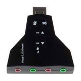 Alfais 4931 7.1 7 Kanal Mikrofon Destekli Çift Girişli Çevirici Harici Usb Ses Kartı