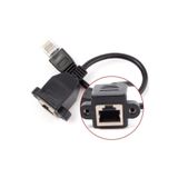 Alfais 4932 RJ45 Cat5 Cat6 Dişi Erkek Çevirici Koruyucu Adaptör