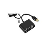 Alfais 4933 USB 3.0 To HDMI VGA 3.5 mm 1080P Monitör Genişletici Çevirici Dönüştürücü Adaptör