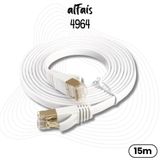 Alfais 4964 Cat7 Ethernet RJ45 600MHz 10GBPS Modem İnternet Kablosu 15 Metre