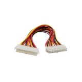 Alfais 4983 Kasaiçi PSU ATX 24 Pin Power Uzatma Kablo Supply Dişi Erkek Kablo Ek Uzatıcı