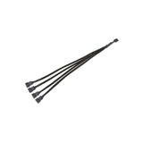 Alfais 4987 4 Pin 4 Port Fan Y Pwm Çoklayıcı Splitter Kablosu