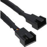 Alfais 5025 Fan Çoklayıcı Y PWM 4 Pin Splitter Çoklayıcı Switch Kablosu