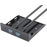 Alfais 5028 3.5 inch 2 Port USB 3.0 Dahili Floppy Disket Ön Panel Yuvası