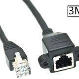 Alfais 5079 RJ45 3 mt Panel Tipi Cat6 Montaj Kablosu