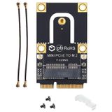 Alfais 5088 Mini Pci-E Express To M.2 Ngff Wifi Wireless Bluetooth Çevirici Dönüştürücü Kart