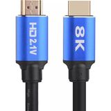 Alfais 5095 8K Ultra HD 2.1V 48 GBPS UHD 2 mt Altın Kaplama HDMI Kablo