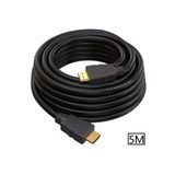 Alfais 5097 HDMI 5 Metre LCD Laptop Full Hd Ara Altın Kaplama Bağlantı Kablosu