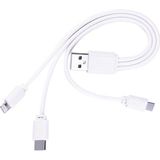 Alfais 5103 Micro USB Type C Lightning Usb Data Şarj Kablosu