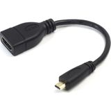 Alfais 5139 Micro HDMI Çevirici Dönüştürücü 15 cm Adaptör Kablosu