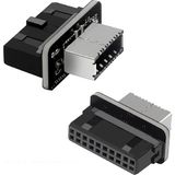 Alfais 5209 Type-E to USB 3.0 19 PIN Anakart Dişi Erkek Çevirici Dönüştürücü Adaptör