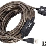 Alfais 5227 15 mt Aktif USB Uzatma Kablosu
