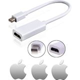Alfais AL-4511 Mini Displayport To HDMI Dönüştürücü Adaptör - Beyaz