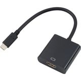 Alfais Type-C USB 3.1 HDMI Çevirici Adaptör Hızlı Veri Aktarımı 15 cm Siyah