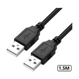 Alfais USB Uzatma Kablosu 1.5 Metre Erkek Erkek USB 2.0 Bağlantı Tipi Dayanıklı Tasarım