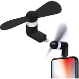Alfalink Afn-10 Telefon Mini Üç Girişli USB Fan - Siyah