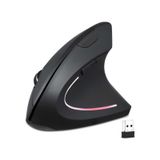 Alfalink Kablosuz Ergonomik Dikey Mouse 1600 Dpı 0011 siyah