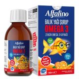 Alfalino Omega 3 Portakal Aromalı 150 ml Balık Yağı