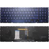 Alfamaks Hp Victus 16-E0000NT (4H0K9EA) Klavye Mavi Renk Tuş Takımı Aydınlatmalı Işıklı