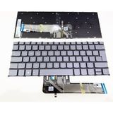 Alfamaks Lenovo Yoga Slim 7 PRO-14ITL5 Klavye Aydınlatmalı Tuş Takımı - Füme