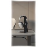 Alfams by Fmsa Metal Masaüstü Kulaklık Standı | Minimal Modern Tasarım | Dayanıklı Metal Kulaklık Askısı Siyah