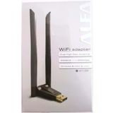 Alfanet Çift Antenli 2.4Ghz 40Mt. Yüksek Çekim Usb 300Mbps Wifi Adaptör