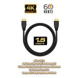 Alfas 1.5 Metre HDMI Kablo | Altın Uçlu | 4K Ultra HD 60Hz Full HD V1.4 3D Destekli 1.5m Hdmi Kablo