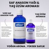 Alfasol Anason Yağı 100 Gr + Yaş Üzüm Aroması 10 Gr
