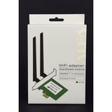 Alfatech W130 Pcı-Express 300 Mbps Çift Antenli Kablosuz Wi-Fi Adaptör