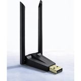 Alfatech W168 Çift Antenli USB Wi-Fi Adaptör – 1300 Mbps + Bluetooth 5.1 Kablosuz Ağ Çözümü