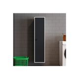 Alfimo Mobilya Mila Banyo Kileri Çok Amaçli Dolap Banyo Dolabi Duvara Monte Beyaz&Antrasit