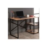 Alfonso Bilgisayar Masası Çalışma Laptop Ofis Masası 50X120 Ceviz