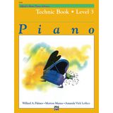 Alfred's Basic Piano Library Technic, Bk 3