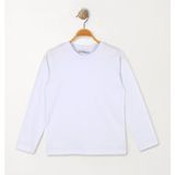 Alg DÜZ BEYAZ ÇOCUK TİŞÖRT UZUN KOL - DÜZ ÇOCUK BODY UZUN KOL - %100 PAMUK - 11 Yaş