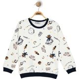 Alg ERKEK ÇOCUK UZAY TEMALI SWEATSHIRT - Siyah - 6 Yaş