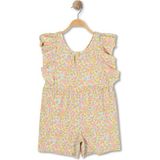 Alg Kız Çocuk Yazlık Şortlu Tulum - Pamuklu Soft Kumaş - 2 Yaş - Yeşil