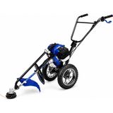 Algaride 52Cc Tekerlekli Benzinli Tırpan Çim Biçme Ve Ot Temizleme Makinesi Büyük Taşıma Tekerlekli